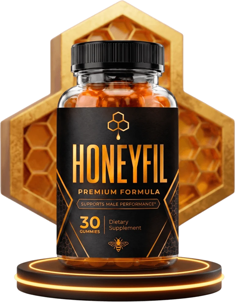 HoneyFil men's vitality gummy bottle